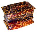 A 19th Century English Regency Tortoiseshell Tea Caddy
