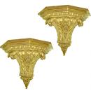 A Pair of 19th Century Italian Gilt wood Sconces