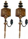 A Pair of 19th Century Venetian Carriage Lamps
