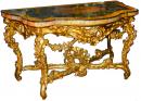 An Exquisite 18th Century Italian Giltwood Console