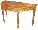 An Exquisite 18th Century Continental Demi-lune Console