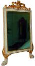 A Fine 18th Century Italian Louis XVI Pale Grey/Green Polychrome and Parcel-Gilt Mirror
