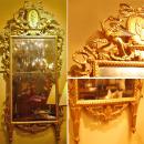 An Elegant 18th Century Luccan Giltwood Pier Glass