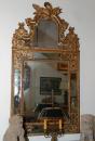 An Exquisite 18th Century French Regence Giltwood Mirror