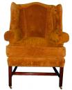 A Handsome 18th Century Mahogany English Wing Chair