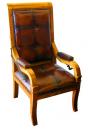 A Handsome 19th Century French Louis-Philippe Pear Wood Recliner