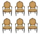 A Set of Six 18th Century Italian Louis XVI Fauteuils
