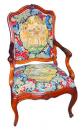 An 18th Century Italian Louis XV Style Walnut Armchair
