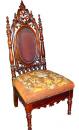 A 19th Century Anglo Indian Walnut and Caned Slipper Chair
