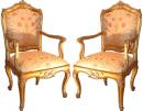 An 18th Century Pair of Louis XV Venetian Fauteuils