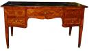 An Exquisite 18th Century Chevron Marquetry Rosewood Writing Table