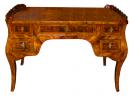 A Rare Milanese 18th Century Burled Walnut Writing Desk