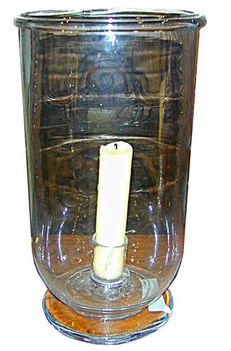 A Glass Hurricane Lamp No. 117