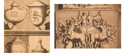 A Pair of 19th Century Italian Louis XVI Architectural Engravings No. 701