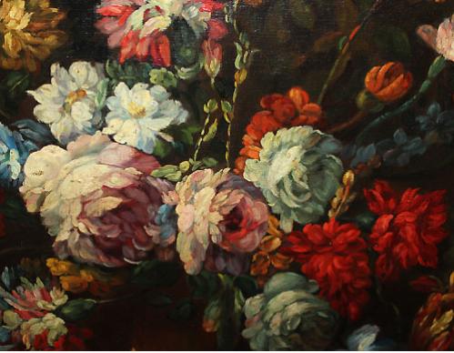 A 19th Century Oil on Canvas, Floral Still Life No. 558