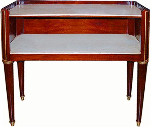 An Understated 18th Century Mahogany Directoire Desert Servante No. 2469