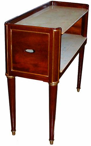 An Understated 18th Century Mahogany Directoire Desert Servante No. 2469