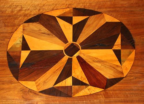 An Italian 18th Century Walnut Oval Center Table No. 1954