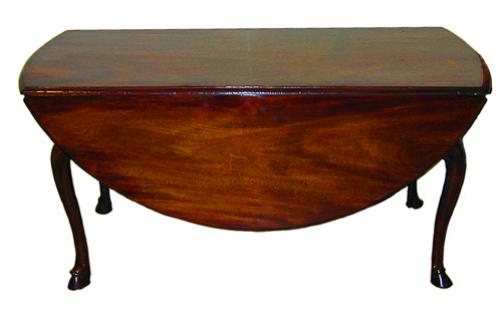 An 18th Century English Mahogany Drop Leaf Table No. 1675