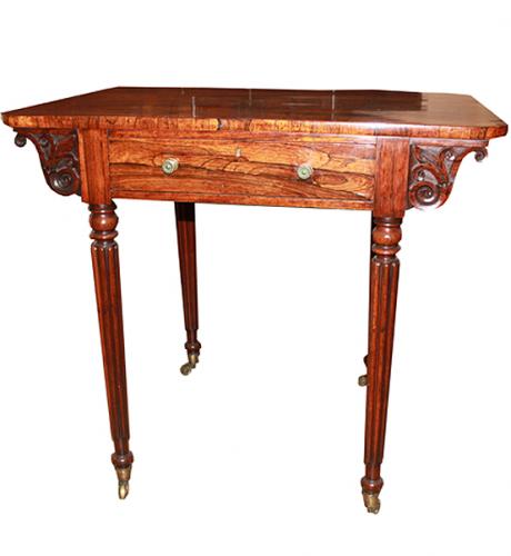 A Fine 19th Century Regency Rosewood Side Table No. 1643