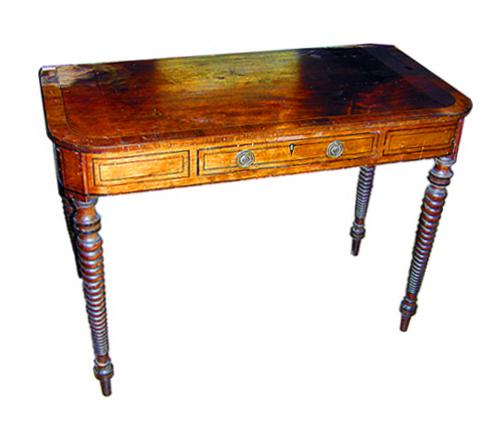 A 19th Century English Regency Mahogany Games Table No. 1241