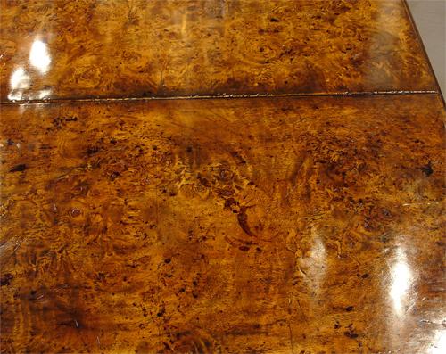 An Exceptional Early 19th Century English Burl Mahogany Drop Leaf Spider Table No. 968