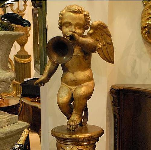 A Magnificent Set of Four 17th Century Italian Duomo Altar Angels No. 1925