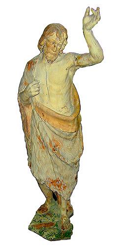 An 18th Century Italian Parcel-Polychrome Statue No. 1742