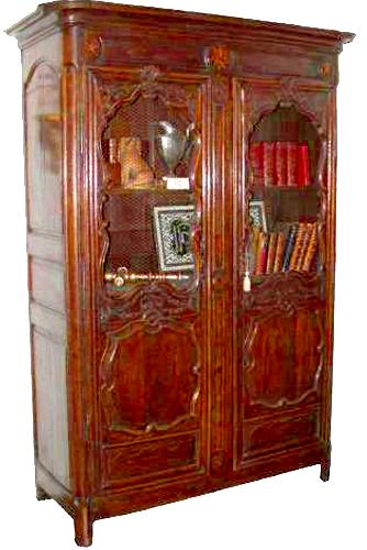 An 18th Century Louis XIV Walnut Bibliothèque No. 1855