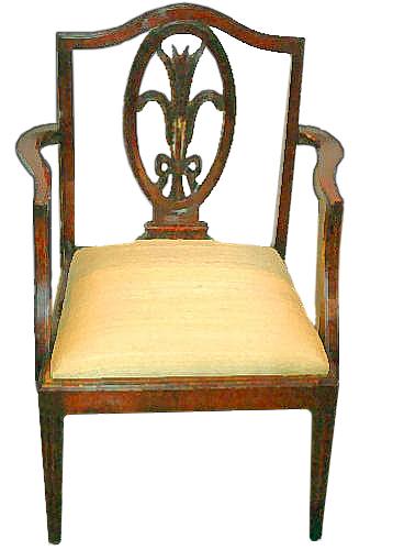 A Late 18th Century Hepplewhite Mahogany Child’s Chair No. 2390