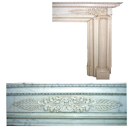 An Early 19th Century French Empire Marble Mantel No. 2867