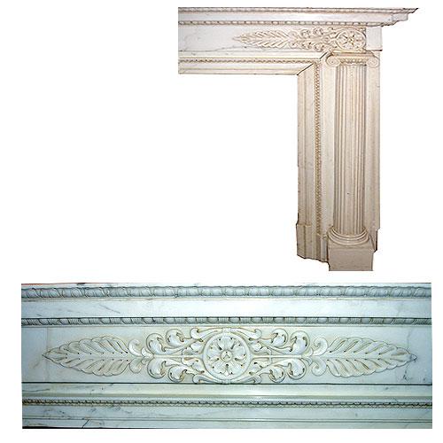An Early 19th Century French Empire Marble Mantel No. 2867