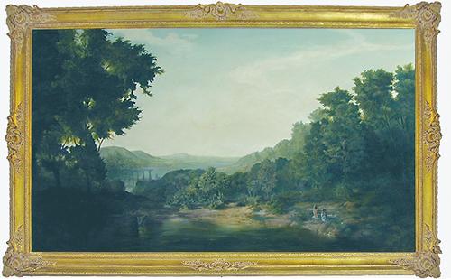 A 19th Century Oil on Canvas No. 659