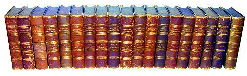 The American Encyclopedia in 19 Leather Bound Volumes No. 2251