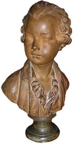 A 19th Century Terra Cotta Sculpture of an 18th Century Scion No. 2016