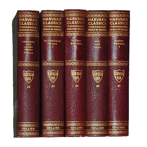 Five Volumes of Harvard Classics No. 2170