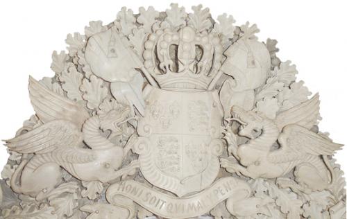 A Late 18th Century Irish Bone Carved Mirror No. 3136 A Late 18th Century Irish Bone Carved Mirror No. 3136