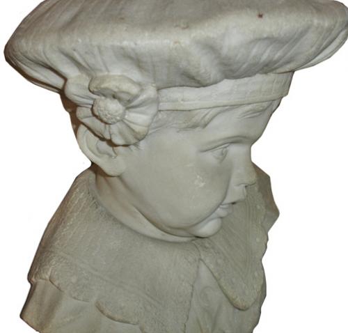 A 19th Century Italian Marble Sculpture of a Young Florentine Schoolboy No. 3147