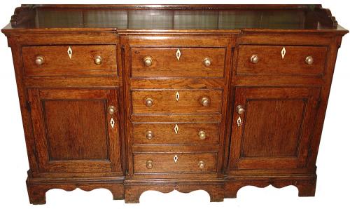 An 18th Century English Oak Sideboard Cabinet No. 3197
