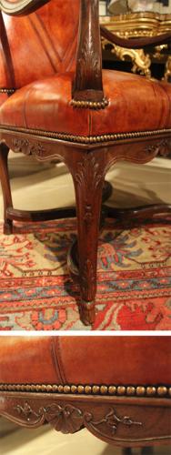 A Pair of French 18th Century Walnut Régence Fauteuils No. 2889