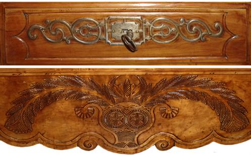 A 19th Century French Provincial Cherrywood Bonnetiere No. 3280