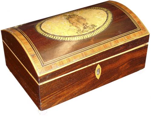 A Small 18th Century Rosewood Jewel Box No. 3284