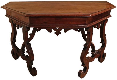 A Fine Walnut Italian Console No. 1811