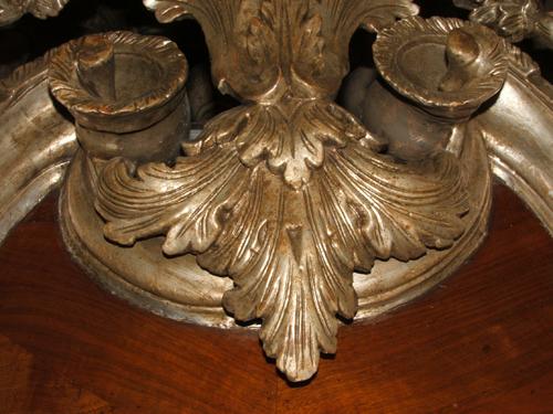 An Important 18th Century Walnut Marquetry, Parquetry and Parcel Silver Gilt Secretaire No. 2412