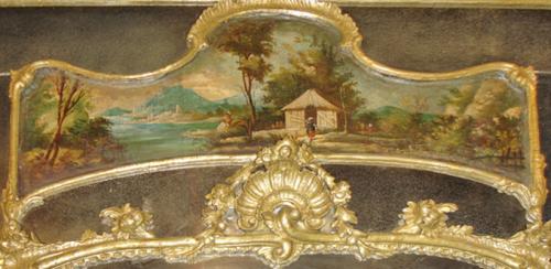 An 18th Century French Louis XV Style Silver Gilt Trumeau Mirror No. 3135