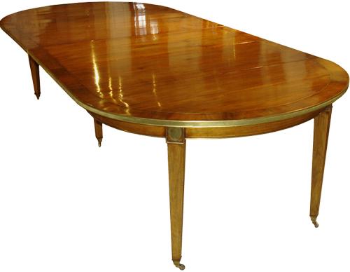 A 19th Century Walnut Directoire Dining Table No. 3359 A 19th Century Walnut Directoire Dining Table No. 3359