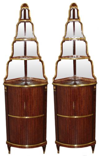 A Pair of 18th Century Rosewood Encoignures 3240