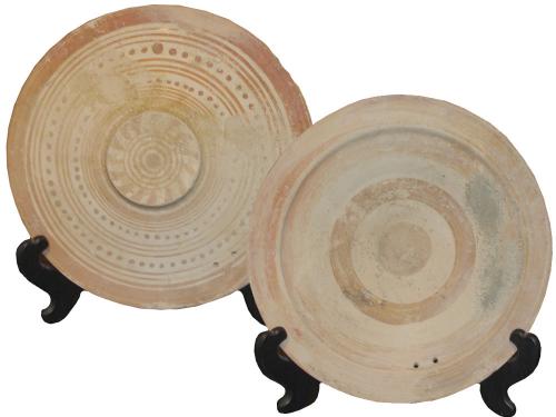 An Etruscan Terracotta Plate No. 3383