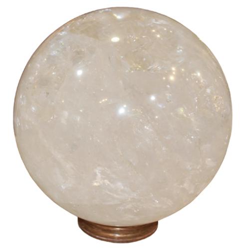 A Rare and Monumental Rock Crystal Globe, 2916