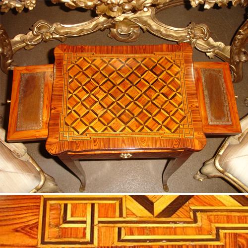 A French Louis XV Parquetry Side Table No. 3485